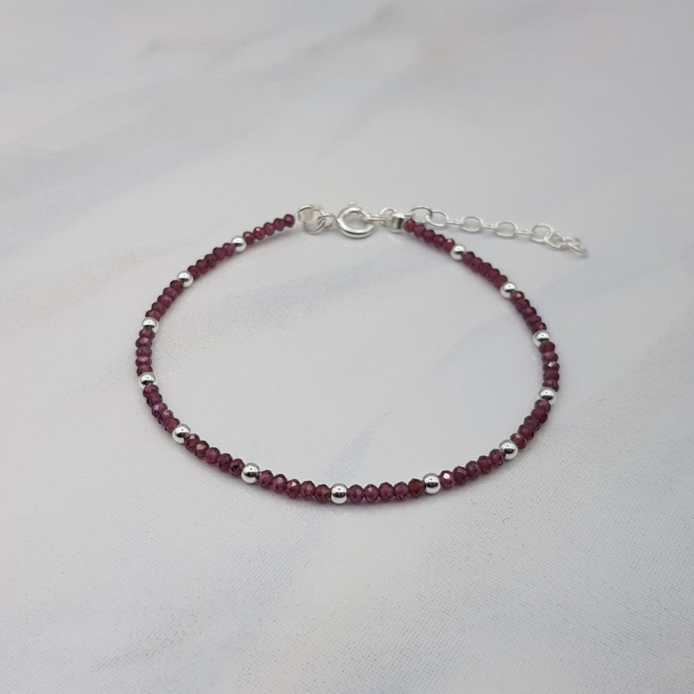 Armband Ava Granat - est.ELLE