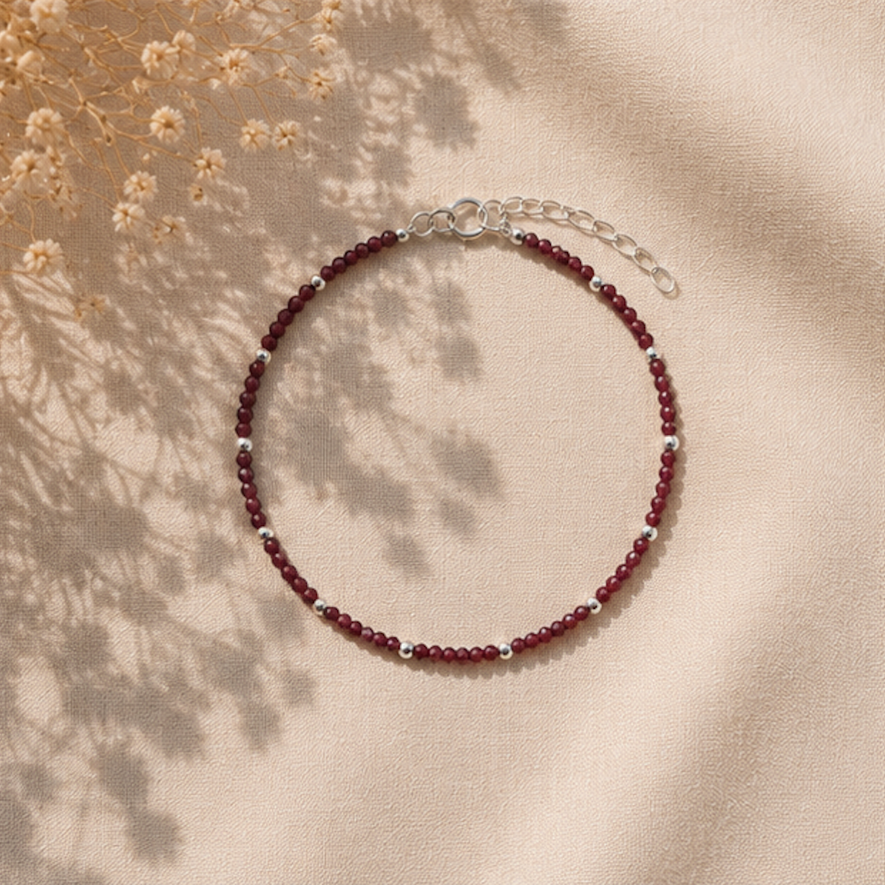 Armband Ava Granat