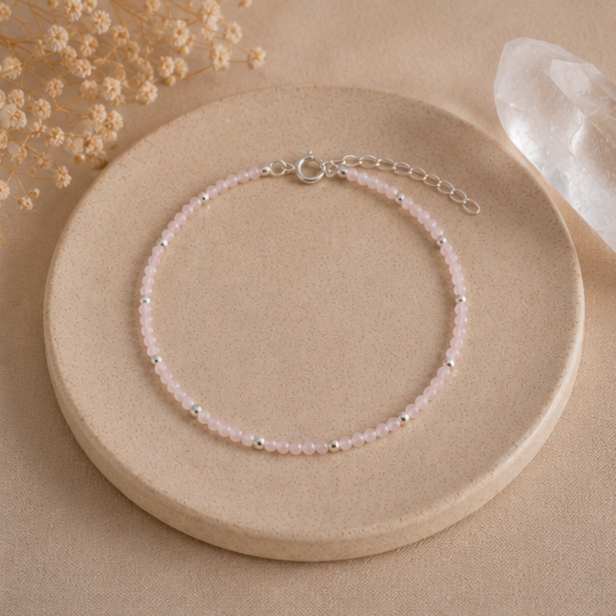 Armband Ava Rosenquarz