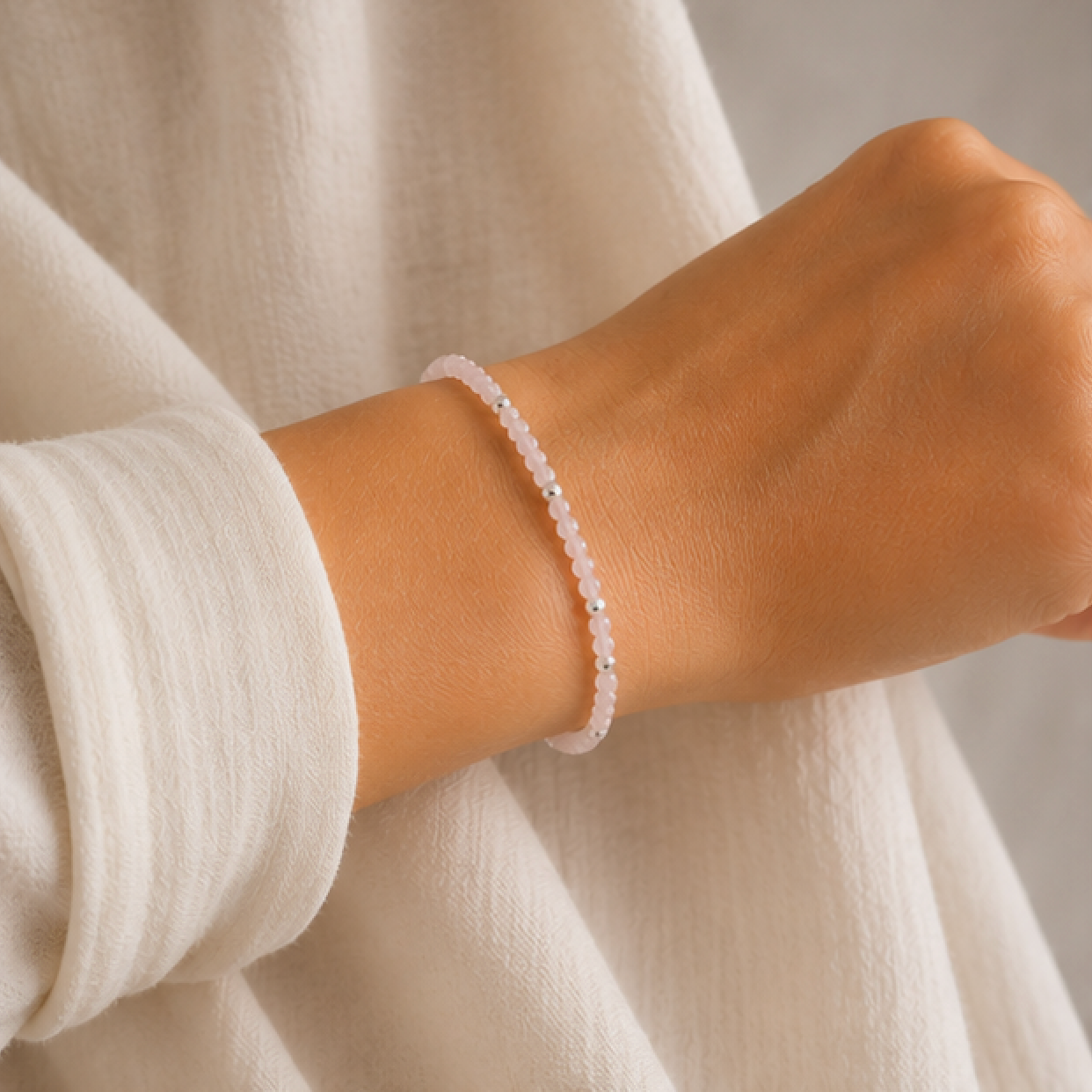 Armband Ava Rosenquarz