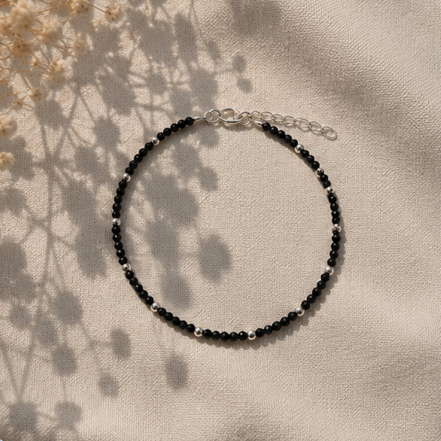 Armband Ava Schwarze Spinell