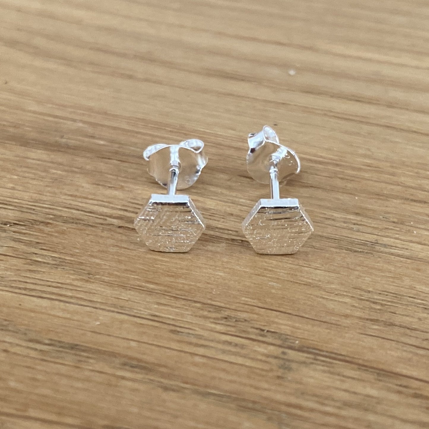 Octagon Stud Earrings